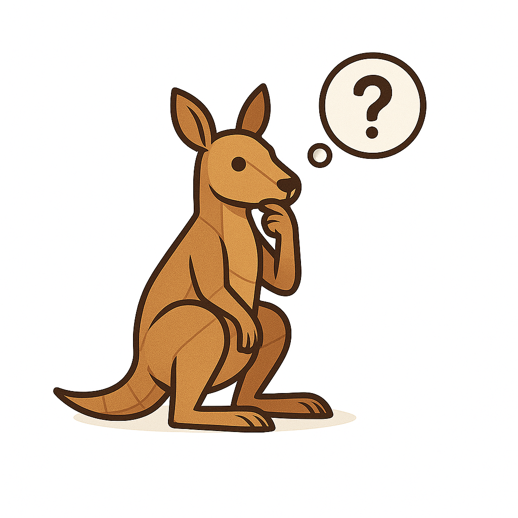 Thinking kangaroo